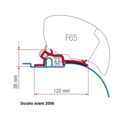 Kit F65/F80 Ducato Fiat Ducato / Boxer / Jumper|Store·Adapteur De Store Van Et Fourgon
