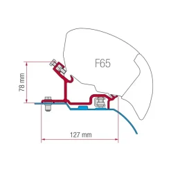 Kit F65/F80 Ducato H3*Fiamma Best