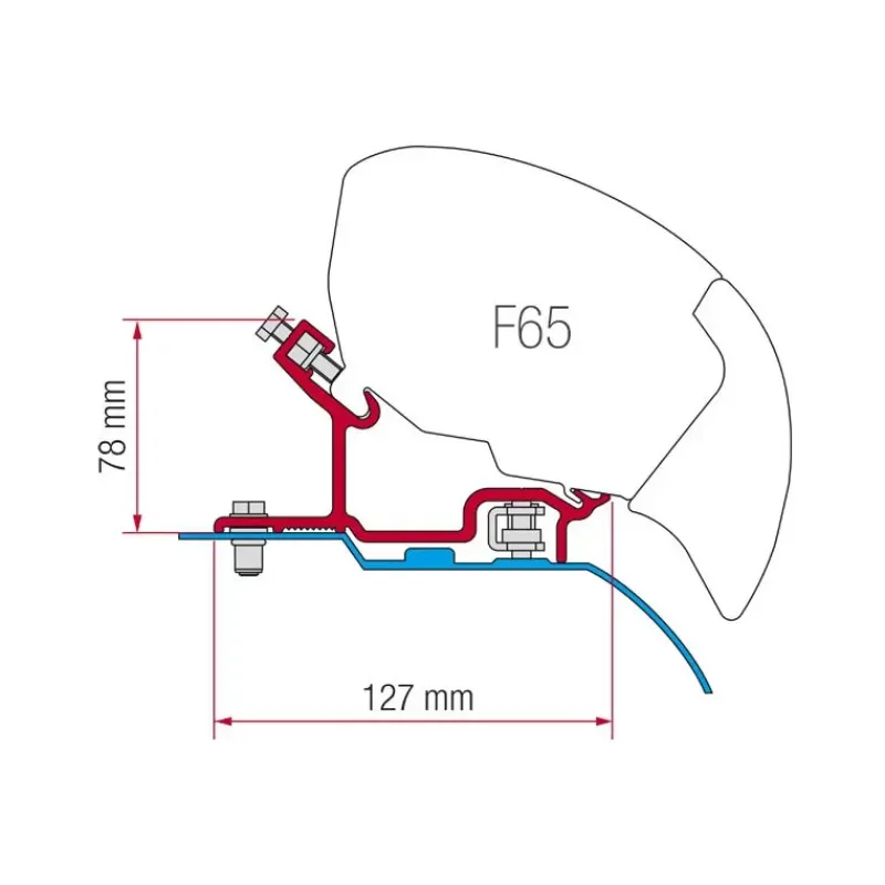 Kit F65/F80 Ducato H3*Fiamma Best