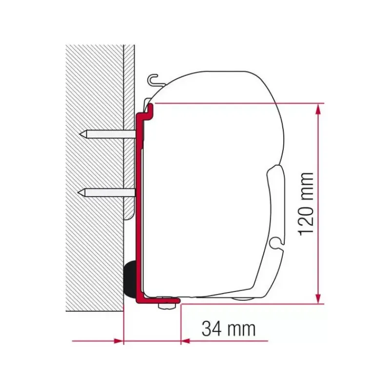 Hot Kit F45/F70 Fleurette Store·Adaptateur De Store Camping-Car