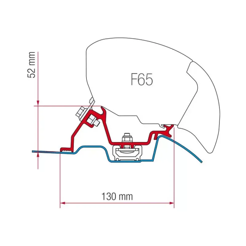 Clearance Kit F65/F80 Sprinter 2 et 3| Rail de toit Mercedes Sprinter|Store·Adapteur De Store Van Et Fourgon