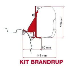 Kit fixation de store F43Van F45 | VW T5 T6 Reimo & Brandrup*Fiamma Sale