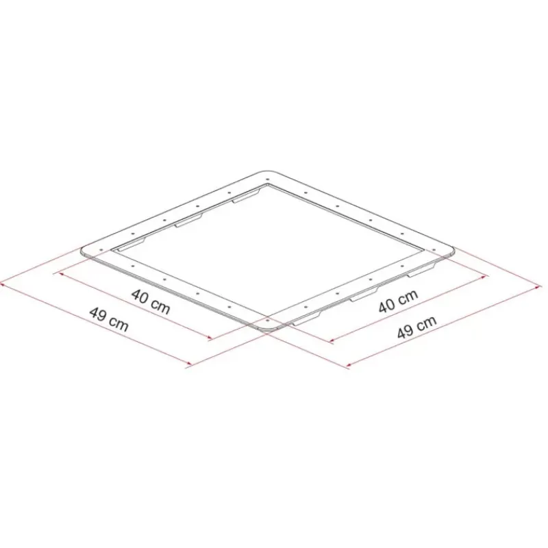 Kit Frame 40 Ducato Fiat Ducato / Boxer / Jumper|Lanterneau·Matériel De Montage