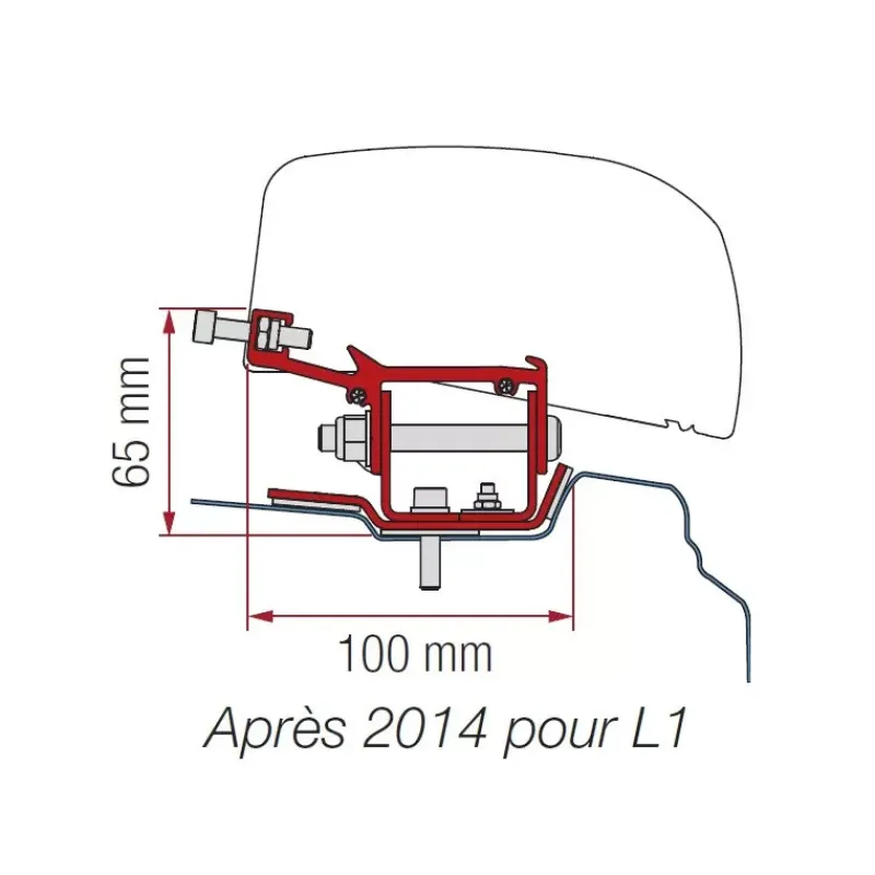 New Kit F40van Trafic 3 Renault Trafic / Primastar / Vivaro / Nv300|Store·Adapteur De Store Van Et Fourgon