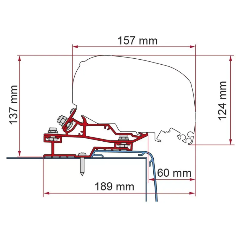 Best Kit Rapido F80L C55i / C86i Store·Adaptateur De Store Camping-Car
