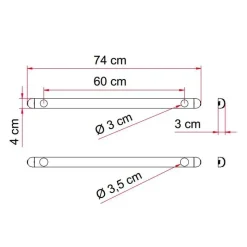 New Kit support bar Porte Vélos·Pièce Détachée Porte-Vélos