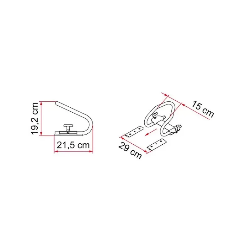 Moto Wheel Chock Rear*Fiamma Discount