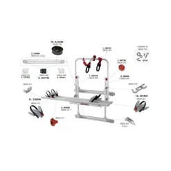 Outlet Pièces détachées Carry Bike 200 DJ avant 2006 Porte Vélos·Pièce Détachée Porte-Vélos