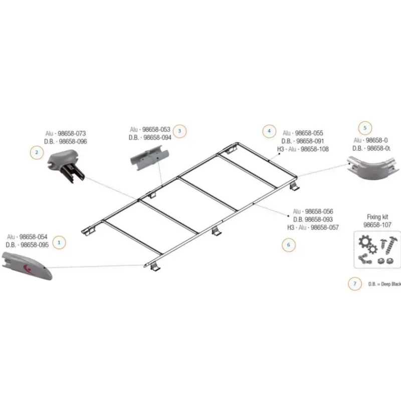 Online Pièces détachées Roof Rail Ducato Tente De Toit, Barre De Toit, Coffre & Échelle·Rail & Barre De Toit