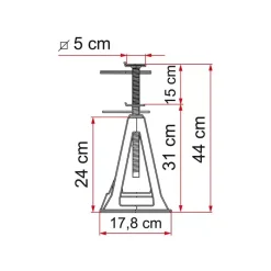 New Plastic Jacks Accessoire Extérieur·Cales Roues & Chandelles