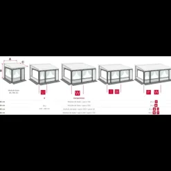 Hot Privacy Room F80 L Store·Habillage, Paroi & Côté De Store