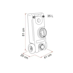 Best Roll-Tank 40 W Wc & Sanitaires·Réservoir Eaux Usées