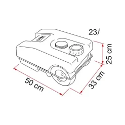 Roll-Tank 23 W*Fiamma Clearance