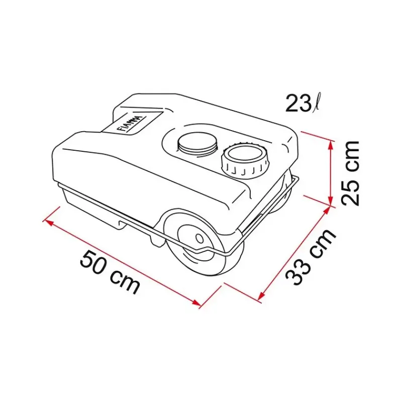 Roll-Tank 23 W*Fiamma Clearance