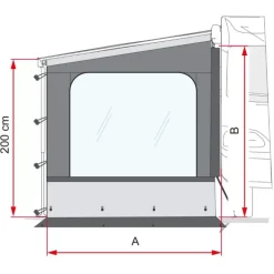 Outlet Side W Pro F35 Van Store·Habillage, Paroi & Côté De Store
