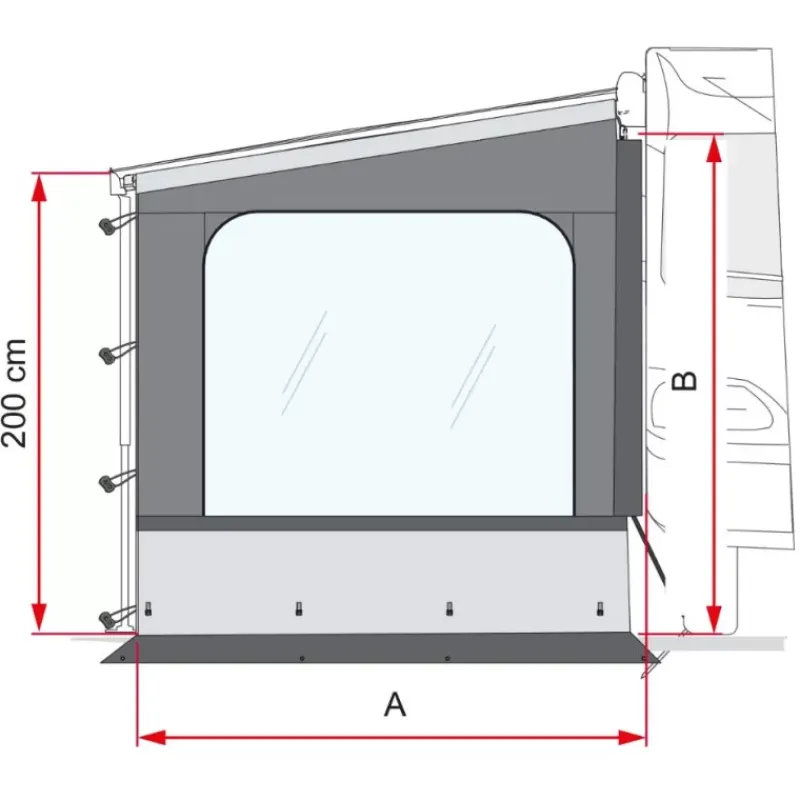 Outlet Side W Pro F35 Van Store·Habillage, Paroi & Côté De Store