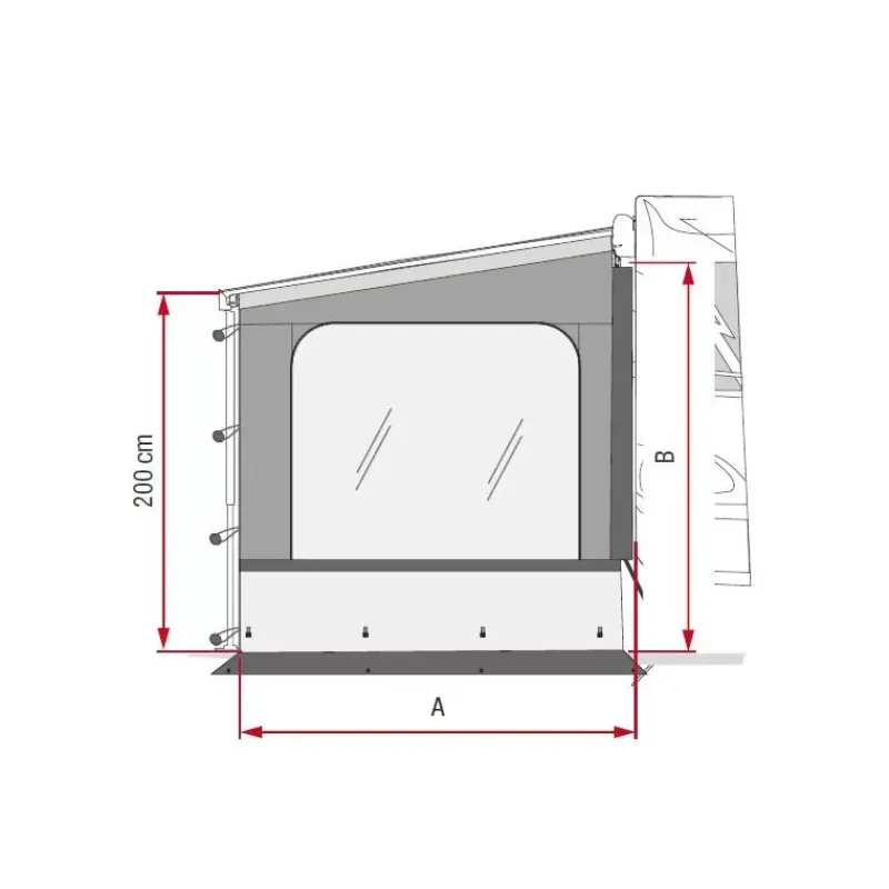 Side W Pro F40 van Store·Habillage, Paroi & Côté De Store
