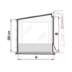 Discount Side W Pro Shade Caravanstore XL Store·Habillage, Paroi & Côté De Store