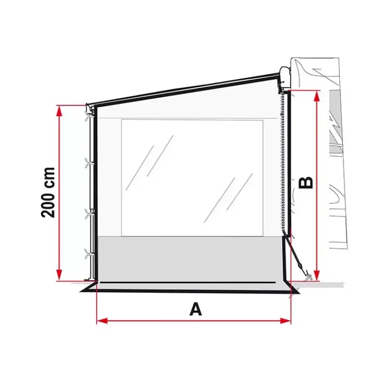 Discount Side W Pro Shade Caravanstore XL Store·Habillage, Paroi & Côté De Store