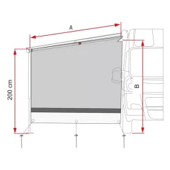 Sun View Side F35 Pro Caravanstore*Fiamma Hot