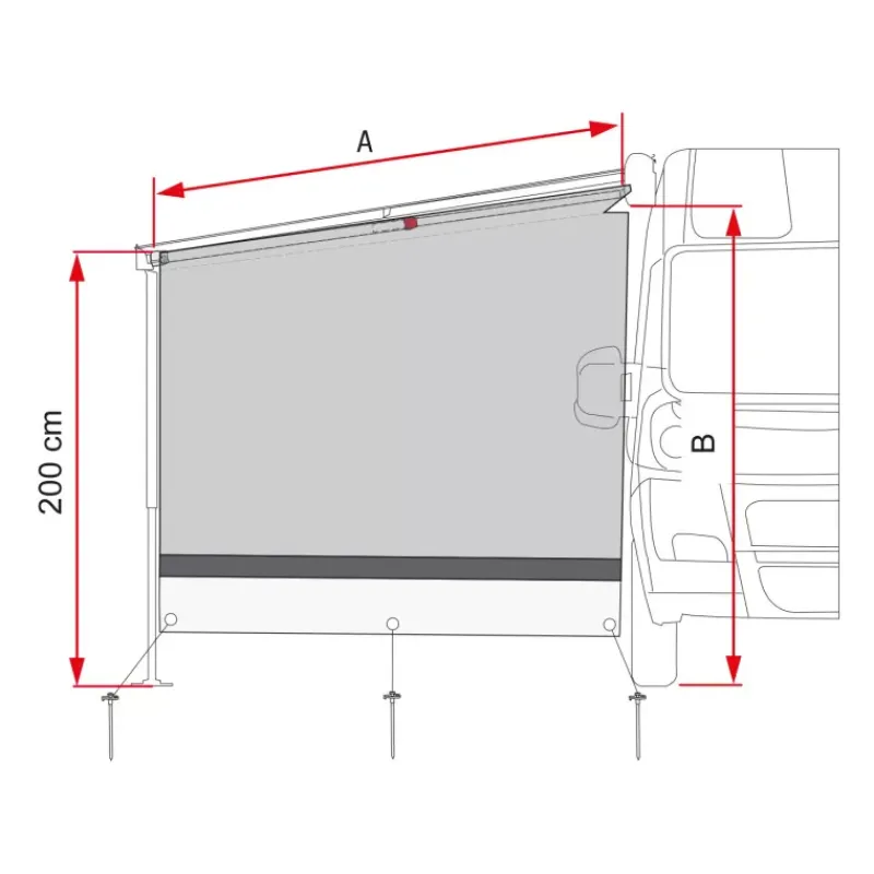 Sun View Side F35 Pro Caravanstore*Fiamma Hot