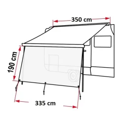 Online Sun View XL 350 Store·Habillage, Paroi & Côté De Store