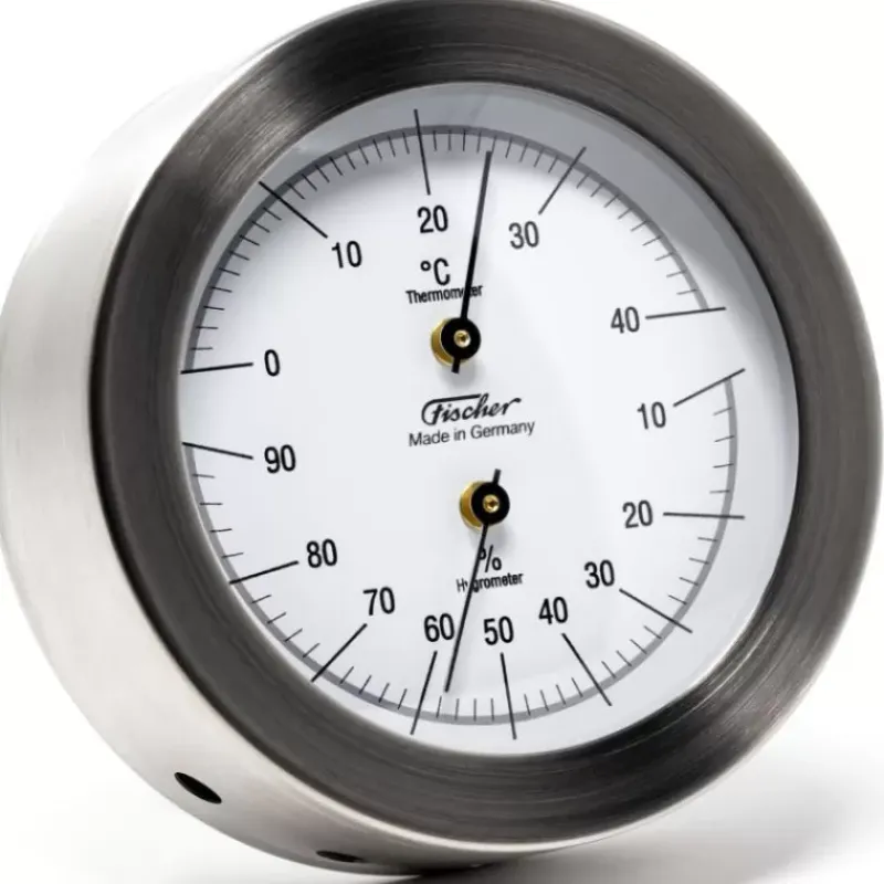Hot Thermo-hygro 103 mm inox 1512TH Instrument Météo·Baromètre, Thermomètre & Hygromètre