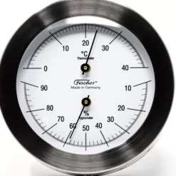 Hot  Thermo-hygro 103 mm inox 1512TH Instrument Météo·Baromètre, Thermomètre & Hygromètre