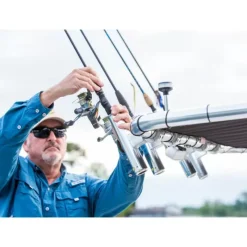 Support canne T-Top Pro alu brillant*Fishmaster Clearance