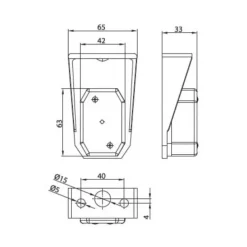 Best Feu de gabarit FT-001 LED blanc Attelage & Matériel Remorque·Signalisation, Feux De Remorque & Caravane|Matériel De Remorque·Feux & Signalisation