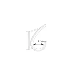 Online Patère ABS grand modèle x 2 Rangement·Aménagement Salle De Bain|Ameublement & Quincaillerie Intérieure·Patère & Crochet