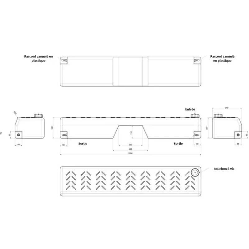 Clearance Réservoir d'eau sur plancher Accessoires Offroad, Franchisseur, Tout-Terrain Et 4X4·Rangements Et Aménagements Extérieur|Réservoir D'Eau·Réservoir Eau Usée