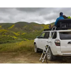 Clearance Supports échelle télescopique Accessoires Offroad, Franchisseur, Tout-Terrain Et 4X4·Accessoires Pour Galeries De Toit|Tente De Toit, Barre De Toit, Coffre & Échelle·Accessoires Galerie