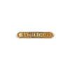 Discount FS Plaque laiton bathroom Décoration Marine·Laiton & Bois