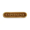 FS Plaque laiton et bois capitaine*Foresti & Suardi Best