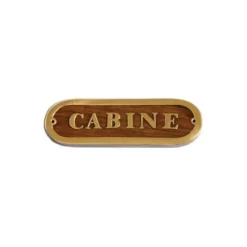 FS Plaque laiton et bois cabine*Foresti & Suardi Online