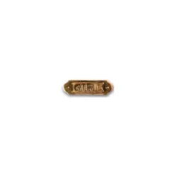FS Plaque laiton girl*Foresti & Suardi Hot