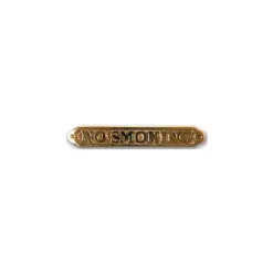 FS Plaque laiton no smoking*Foresti & Suardi Clearance