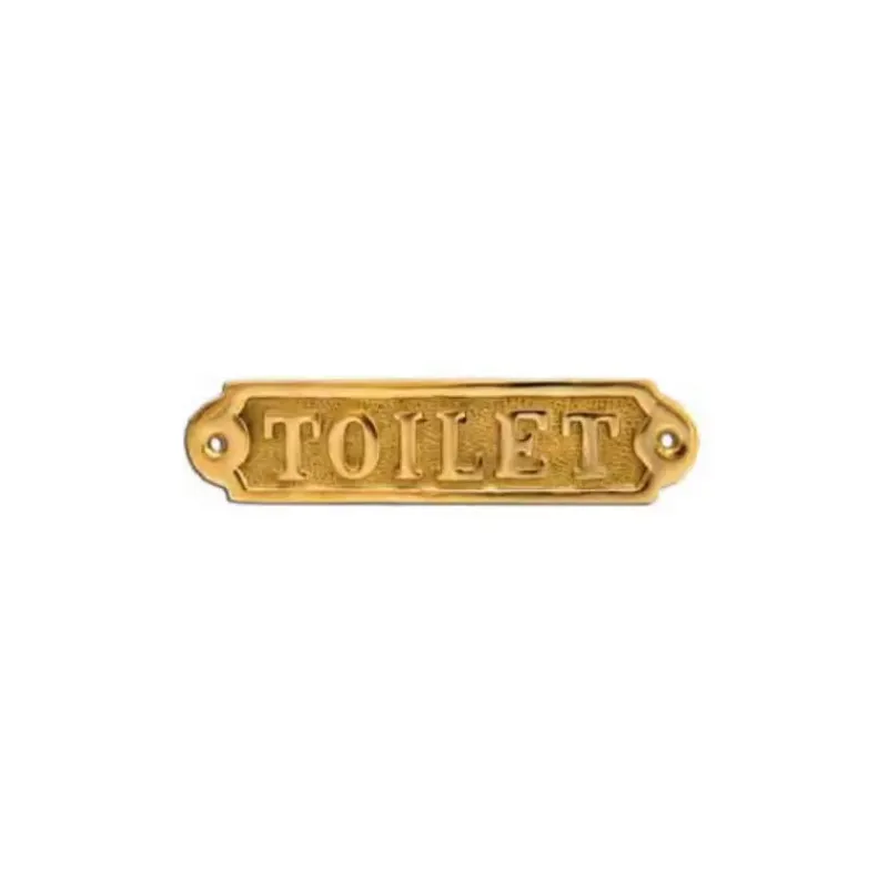 FS Plaque laiton toilet*Foresti & Suardi Best