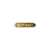 Hot FS Plaque laiton toilettes Décoration Marine·Laiton & Bois