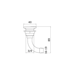 F&S évent Full Flush 90°*Osculati Discount