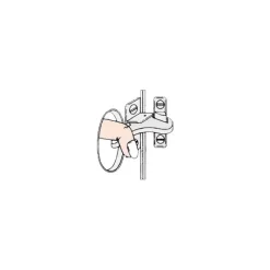 Outlet FS Verrou cocotte laiton + passe doigt teck Ameublement & Quincaillerie Intérieure·Fermeture Et Verrou De Placard|Quincaillerie Marine·Serrure, Fermeture & Poignée