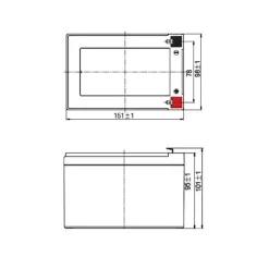 Batterie lithium 12V 12 Ah*FULBAT Best