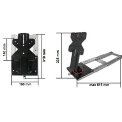 Best Support TV placard 360° Multimédia - Hi-Tech·Accessoires Tv & Radio