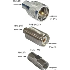 Glomeasy Adaptateurs FME Vhf & Communication·Accessoires Antenne & Vhf