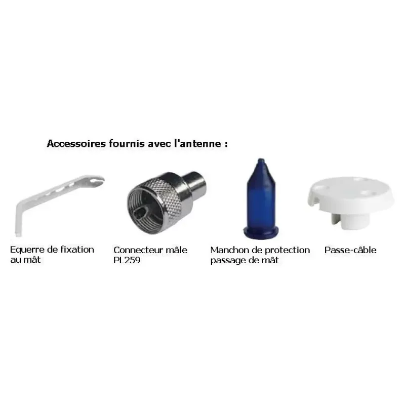 Discount RA106 Antenne VHF voilier Vhf & Communication·Antenne Vhf