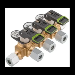 Clearance Vanne gaz à levier bicolore 3 voies | Court Equipement Gaz·Vanne Et Robinet Gaz|Equipement Gaz·Vanne Et Robinet Gaz