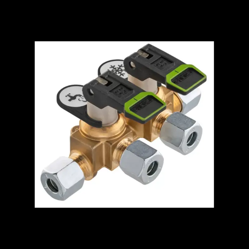 Vanne gaz à levier bicolore 2 voies | Court Equipement Gaz·Vanne Et Robinet Gaz|Equipement Gaz·Vanne Et Robinet Gaz