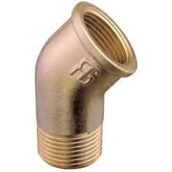 Outlet Raccord laiton coudé 45° MF Plomberie·Raccord Cannelé & Fileté​|Plomberie·Raccord Fileté & Cannelé​