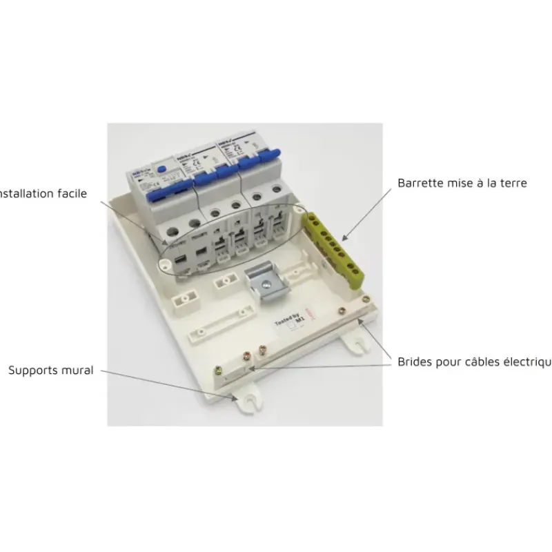 Coffret 6 modules + différentiel 30 mA*Haba Hot